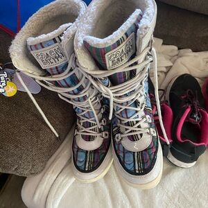 Coach adult multicolor snow boots